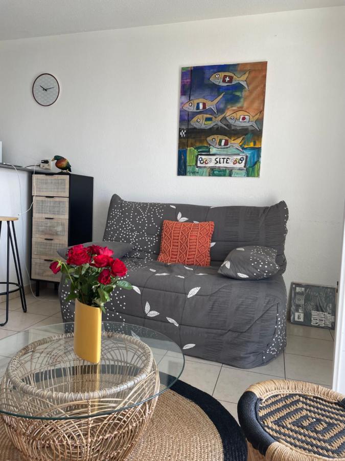 Appartement T2, Climatise, Wifi, Parking Et Piscine Prives Sete Exterior photo